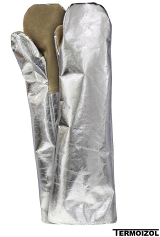 RĘKAWICE OCHRONNE ŻAROODPORNE JEDNOPALCOWE TLHR-RK1-267T