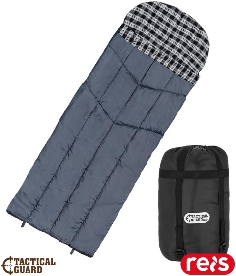 ŚPIWÓR TACTICAL GUARD CAMPER, RIP-STOP, SURVIVAL, LEŚNICY, RYBACY