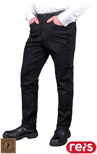 SPODNIE OCHRONNE DO PASA TENUTO ELASTYCZNE CZARNE