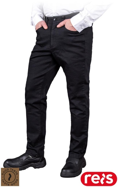 SPODNIE OCHRONNE DO PASA TENUTO ELASTYCZNE CZARNE