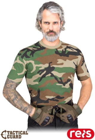 T-SHIRT MĘSKI TG-TARNUNG TACTICAL-GUARD ZIELONE MORO