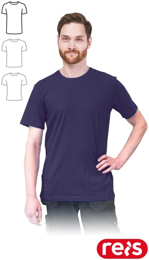 T-SHIRT MĘSKI WYDŁUŻONY KRÓJ TSR-LONG GRANATOWY