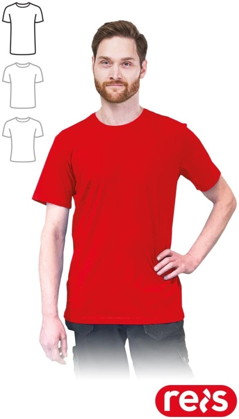 T-SHIRT MĘSKI WYDŁUŻONY KRÓJ TSR-LONG CZERWONY