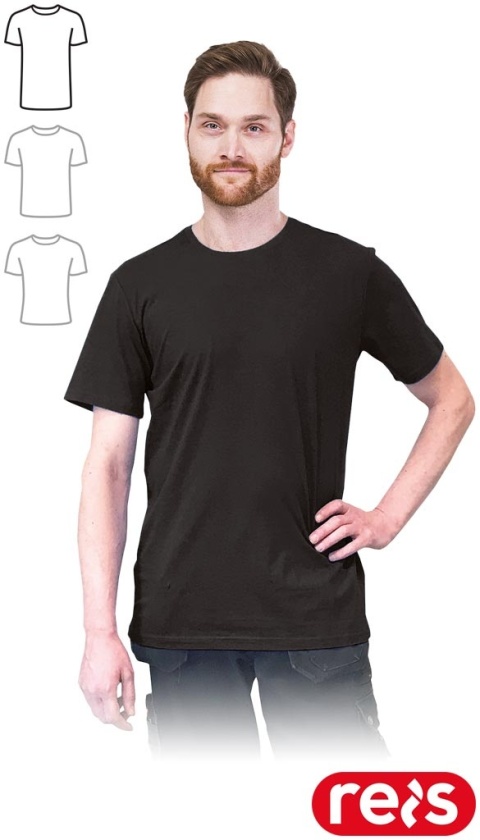 T-SHIRT MĘSKI WYDŁUŻONY KRÓJ TSR-LONG CZARNY