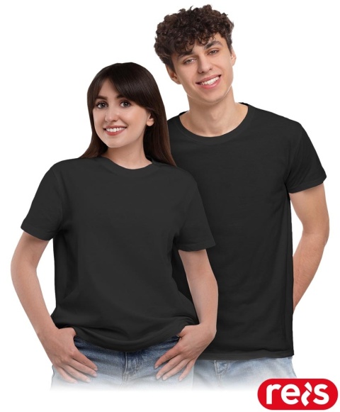T-SHIRT BAWEŁNIANY UNISEX TR810 CZARNY