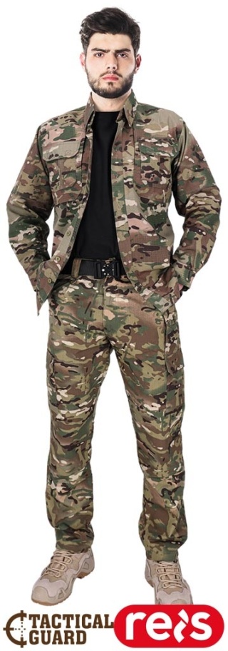 UBRANIE OCHRONNE KOMPLET BLUZA I SPODNIE TACTICAL GUARD DERR MORO, RIP-STOP ZAPOBIEGA ROZERWANIU