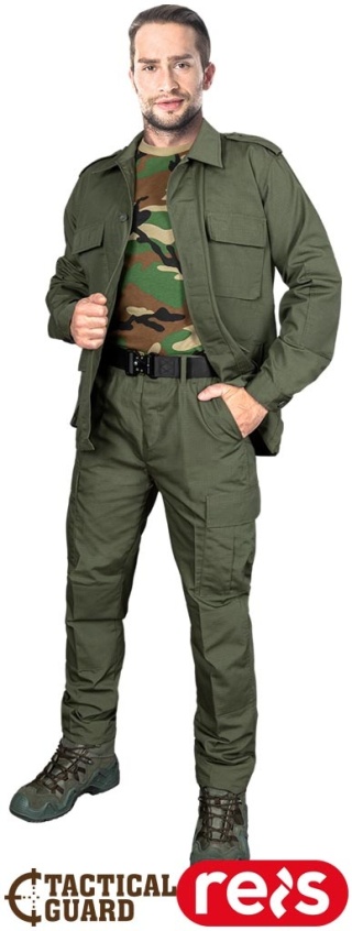 UBRANIE OCHRONNE TACTICAL GUARD GRASS KOMPLET BLUZA I SPODNIE ZIELONE
