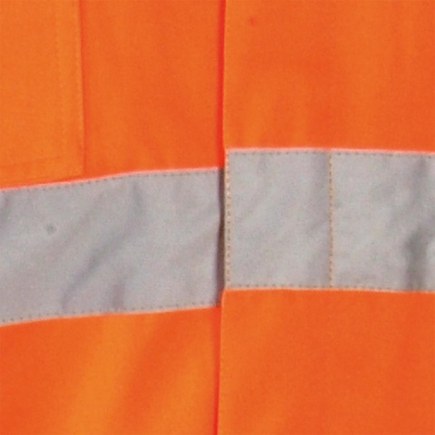 UBRANIE OCHRONNE UL OSTRZEGAWCZE KOMPLET BLUZA I OGRODNICZKI ŻÓŁTY