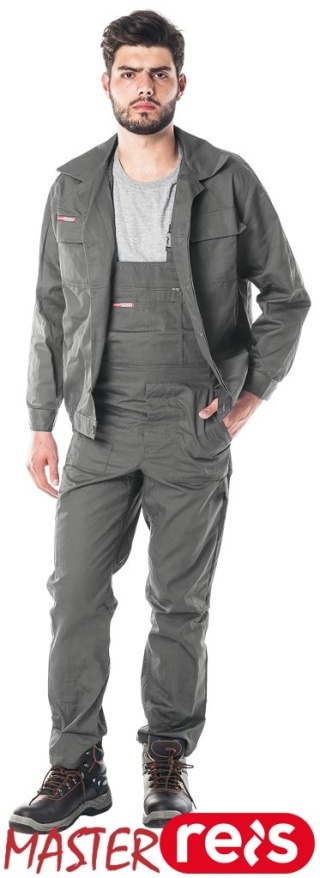 UBRANIE OCHRONNE UM MASTER KOMPLET BLUZA I OGRODZNICZKI SZARY