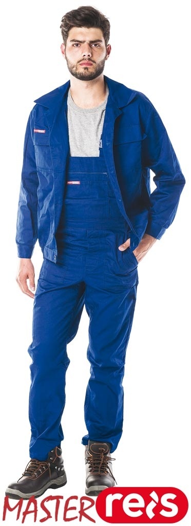 UBRANIE OCHRONNE UM MASTER KOMPLET BLUZA I OGRODZNICZKI NIEBIESKI