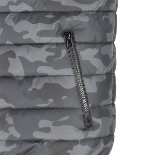 BEZRĘKAWNIK OCHRONNY SPINER OCIEPLANY MĘSKI CZARNE MORO