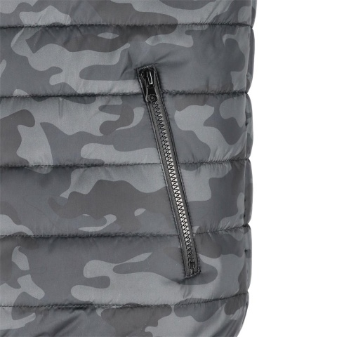 BEZRĘKAWNIK OCHRONNY SPINER OCIEPLANY MĘSKI CZARNE MORO