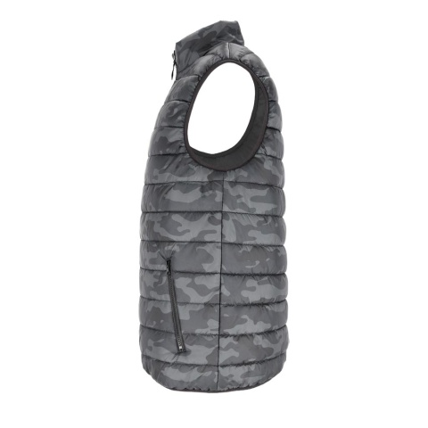 BEZRĘKAWNIK OCHRONNY SPINER OCIEPLANY MĘSKI CZARNE MORO