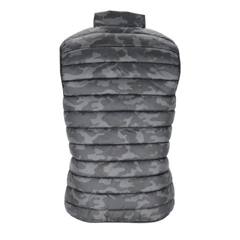 BEZRĘKAWNIK OCHRONNY SPINER OCIEPLANY MĘSKI CZARNE MORO