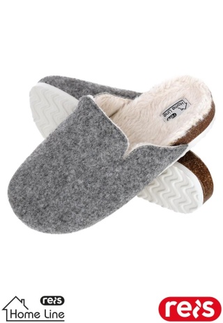 KAPCIE SLIPCORK DAMSKIE SZARE