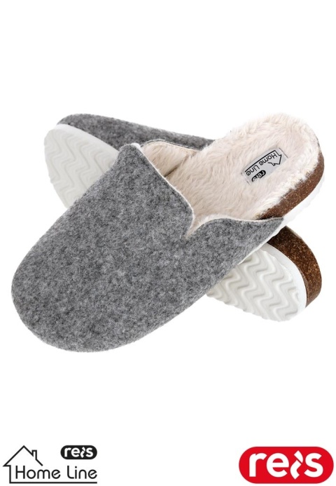 KAPCIE SLIPCORK DAMSKIE SZARE