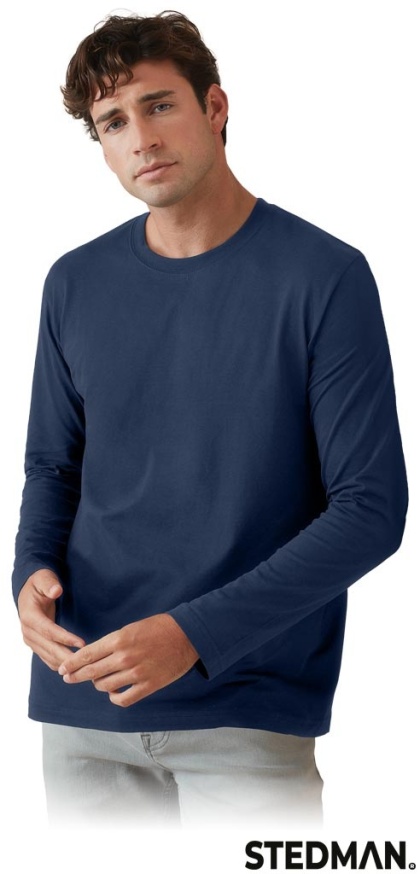 KOSZULKA Z DŁUGIM RĘKAWEM ST2500 GRANATOWA