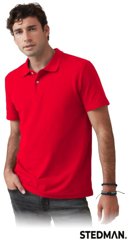 POLO MĘSKIE ST3000 CZERWONE