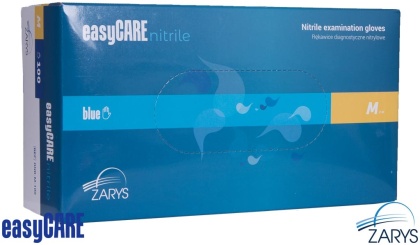 RĘKAWICE NITRYLOWE 8% VAT NITEASY BEZPUDROWE NIEBIESKIE