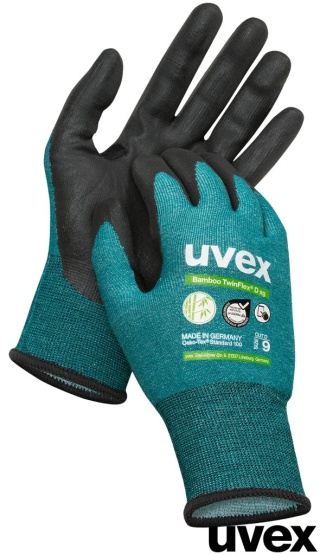 RĘKAWICE OCHRONNE RUVEX-BAMBOO TWIN FLX Z WISKOZY BAMBUSOWEJ