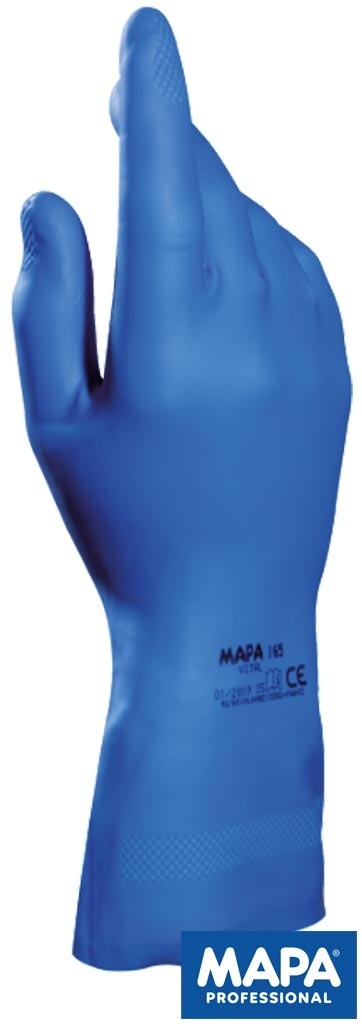 RĘKAWICE OCHRONNE RVITAL165 FLOKOWANE DOPUSZCZONE DO KONTAKTU Z ŻYWNOŚCIĄ 10PAR