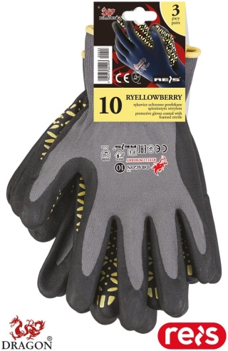 RĘKAWICE OCHRONNE RYELLOWBERRY 3 PARY