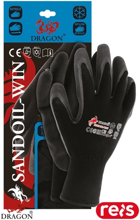 RĘKAWICE OCHRONNE SANDOIL-WIN OCIEPLANE 6 PAR