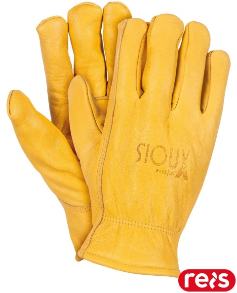 RĘKAWICE OCHRONNE SIOUX-WIN SKÓRA BYDLĘCA LICOWA