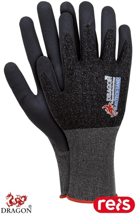 RĘKAWICE OCHRONNE SLIMTECH-SAND 12PAR