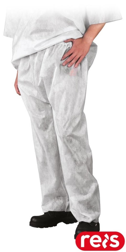 SPODNIE DO PASA Z POLIPROPYLENU SFI BIAŁE