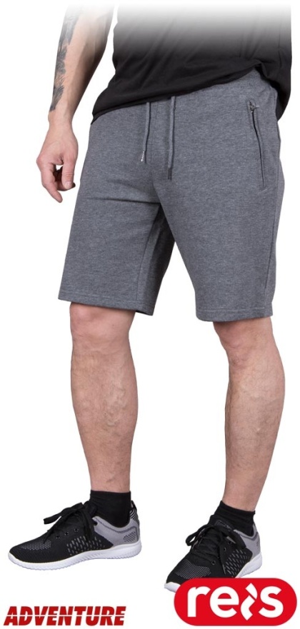 SPODNIE OCHRONNE DO PASA DRESOWE- KRÓTKIE SHORTS CIEMNOSZARE