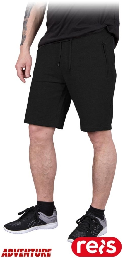 SPODNIE OCHRONNE DO PASA DRESOWE - KRÓTKIE SHORTS CZARNE
