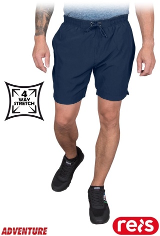 SPODNIE OCHRONNE DO PASA - KRÓTKIE SKV GRANATOWE STRETCH