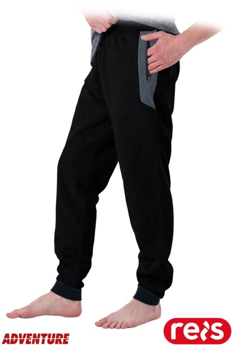 SPODNIE OCHRONNE DRESOWE DO PASA SCUTTER CZARNE