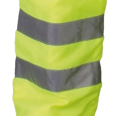 SPODNIE OCHRONNE OGRODNICZKI OCIEPLANE VIS Z PASAMI ODBLASKOWYMI POMARAŃCZOWE