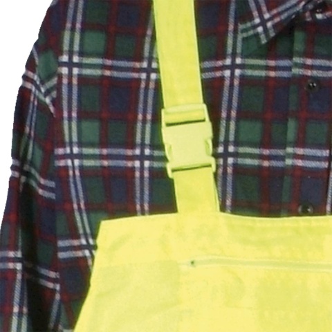 SPODNIE OCHRONNE OGRODNICZKI OCIEPLANE VIS Z PASAMI ODBLASKOWYMI POMARAŃCZOWE