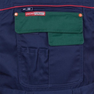 SPODNIE OCHRONNE OGRODNICZKI FOREST GRANATOWO-SZARE