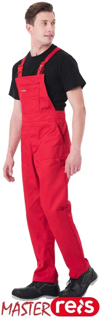 SPODNIE OCHRONNE OGRODNICZKI MASTER CZERWONE
