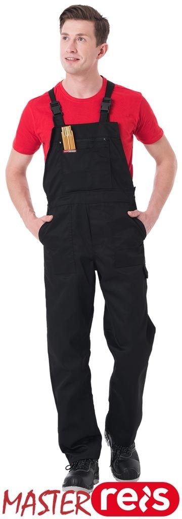 SPODNIE OCHRONNE OGRODNICZKI MASTER CZARNE