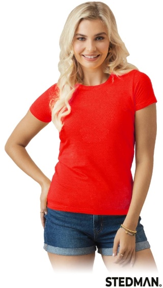 T-SHIRT DAMSKI ST2600 CZERWONY