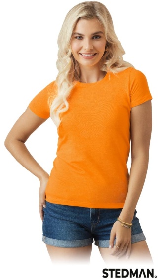 T-SHIRT DAMSKI ST2600 POMARAŃCZOWY