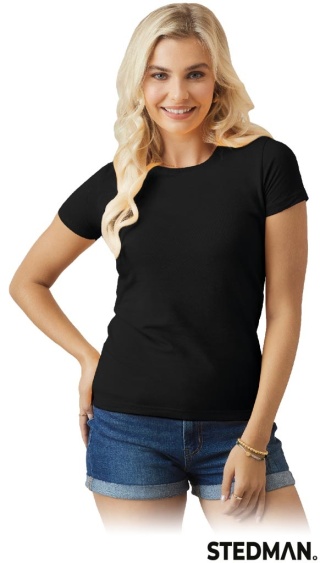 T-SHIRT DAMSKI ST2600 CZARNY
