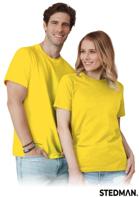 T-SHIRT ST2000 UNISEX WYSOKOGATUNKOWA BAWEŁNA ŻÓŁTY