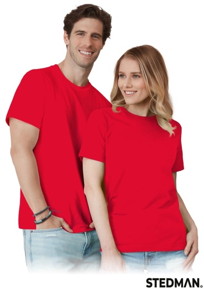 T-SHIRT ST2000 UNISEX WYSOKOGATUNKOWA BAWEŁNA CZERWONY