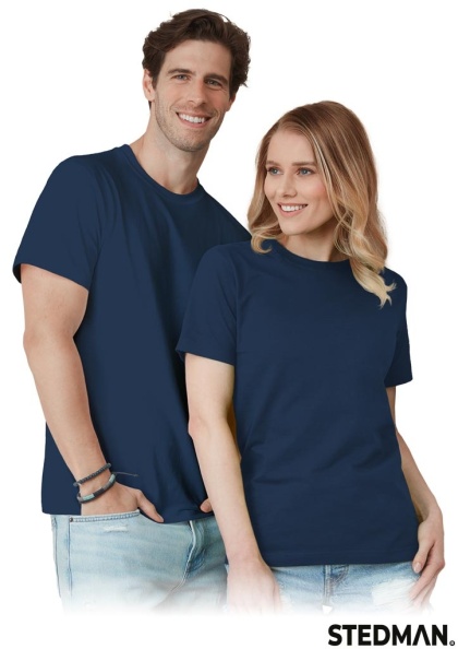 T-SHIRT ST2000 UNISEX WYSOKOGATUNKOWA BAWEŁNA GRANATOWY