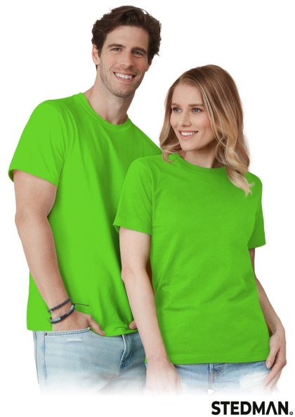 T-SHIRT ST2000 UNISEX WYSOKOGATUNKOWA BAWEŁNA ZIELONY KIWI