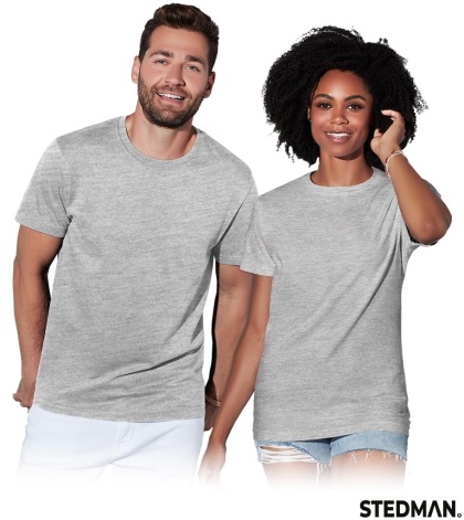 T-SHIRT ST2000 UNISEX WYSOKOGATUNKOWA BAWEŁNA SZARY