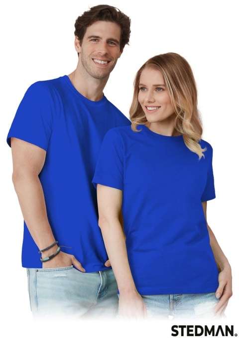 T-SHIRT ST2000 UNISEX WYSOKOGATUNKOWA BAWEŁNA NIEBIESKI