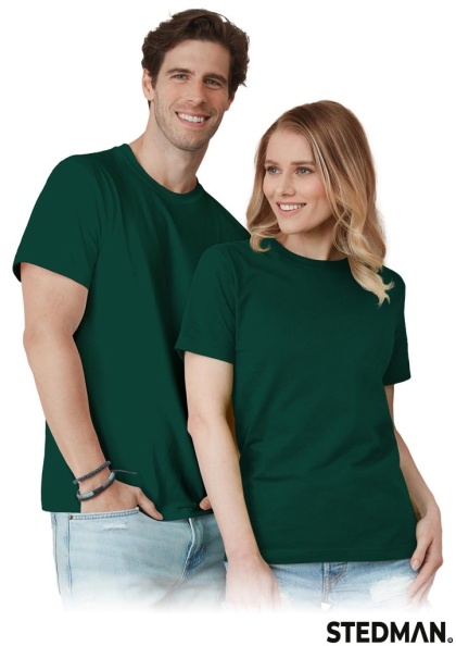 T-SHIRT ST2000 UNISEX WYSOKOGATUNKOWA BAWEŁNA BUTELKOWA ZIELEŃ