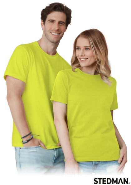 T-SHIRT ST2000 UNISEX WYSOKOGATUNKOWA BAWEŁNA JASNA LIMONKA